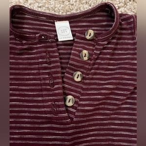 Lou Lou and company knotted newborn nightgown